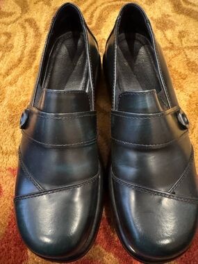 Dansko Audrey Black Leather Slip-On Women’s Dress Shoes Sz 41 10.5-11